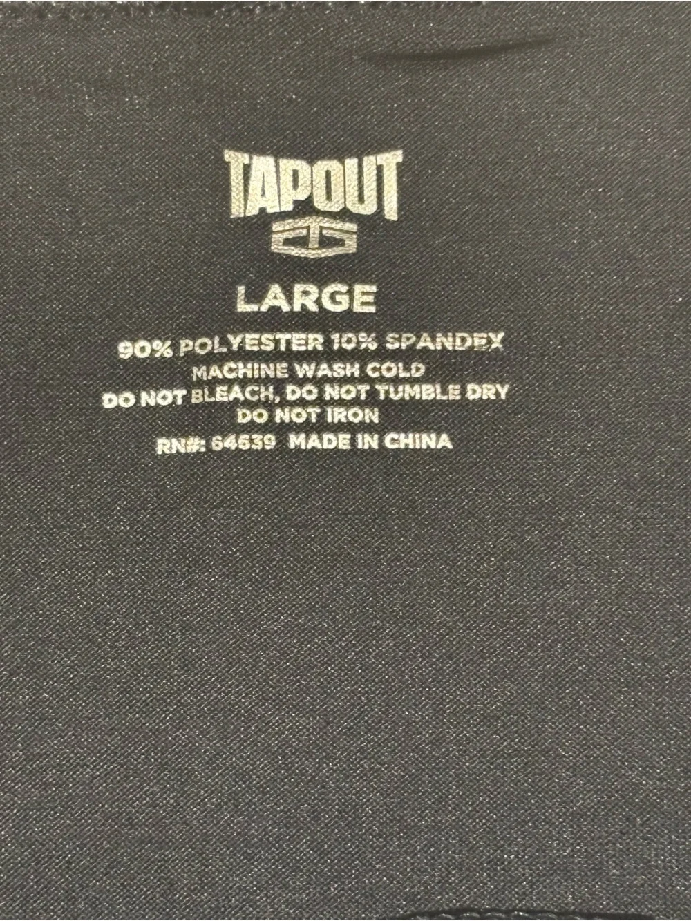 Tapout Black Men's Boxer Briefs with Logo Waistband